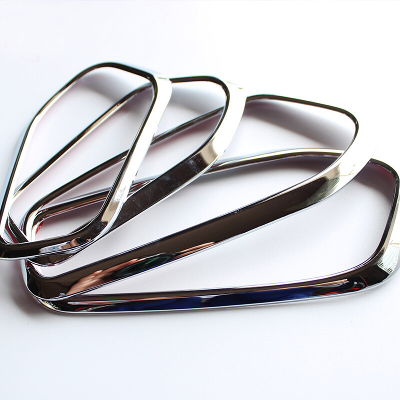 凡響 廣汽傳祺GS5內拉手框 gs5改裝升級內拉手邊框罩 鍍鉻亮罩ABS 4個裝 銀色 GS5內拉手框